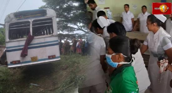 தலாவ பஸ் விபத்தில் ஐவர் உயிரிழப்பு